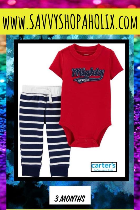 2pc Set Boy’s Outfit By Carter’s- Mighty Handsome