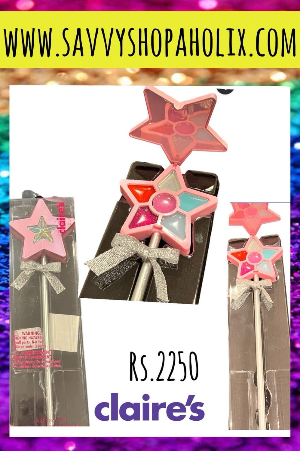 Claire’s Star Wand Lip Gloss