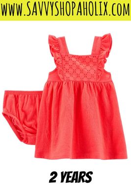 Cotton Dress With Match Underpants