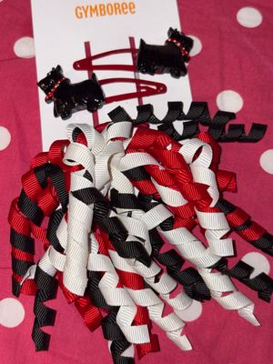 Gymboree 3pc Set Hair Clips And Hair Tie Puppy