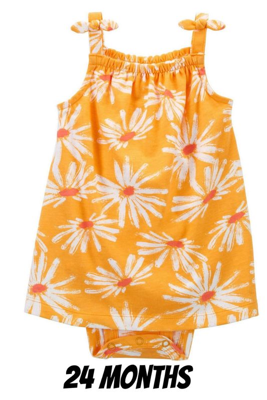 Cotton Dress Romper By Carter’s