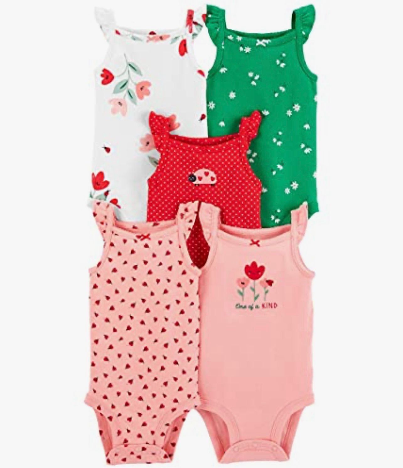 Carter’s Baby 5pk Bodysuit- Ladybug