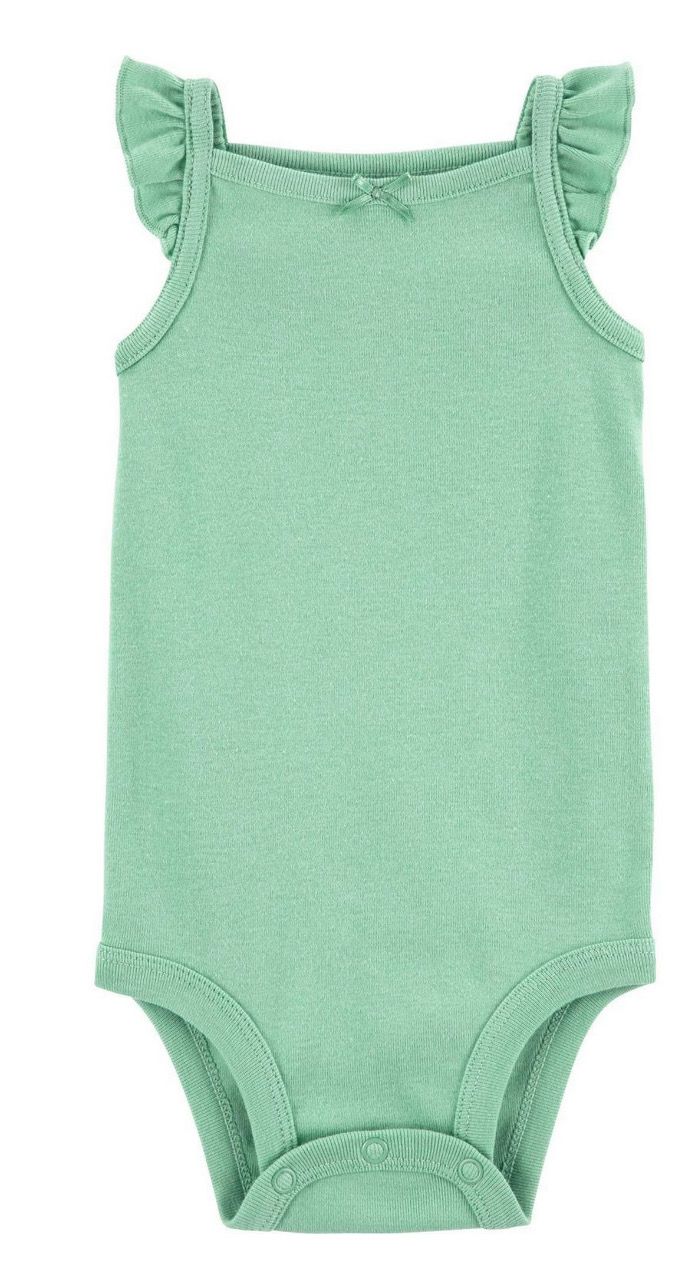 Carter’s 3pc Cotton Outfit-dress With Diaper Cover And Bodysuit