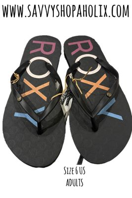 Roxy Flip Flops Size 6 US WOMEN