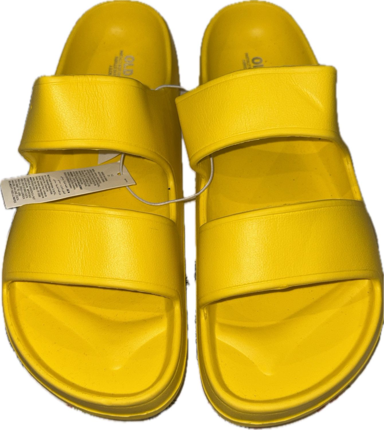 OLD NAVY YELLOW SLIDES