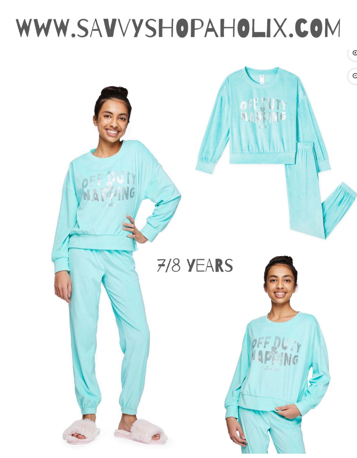 Justice Girls&#39; Pajamas 2- Piece Set