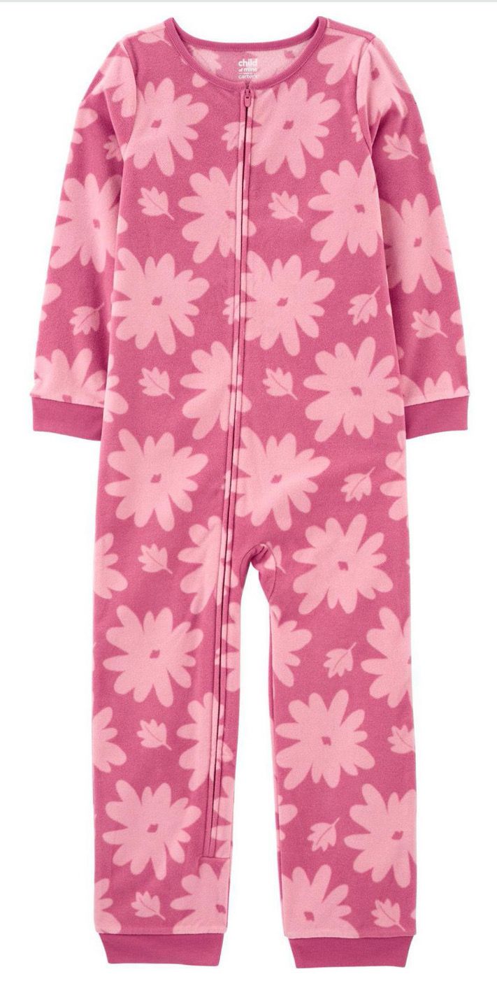 Carter’s Fleece Sleeper- Flower