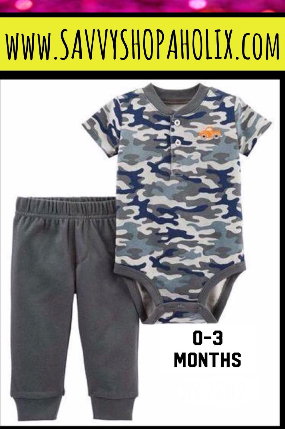 2pc Boy’s Outfit By Carter’s 