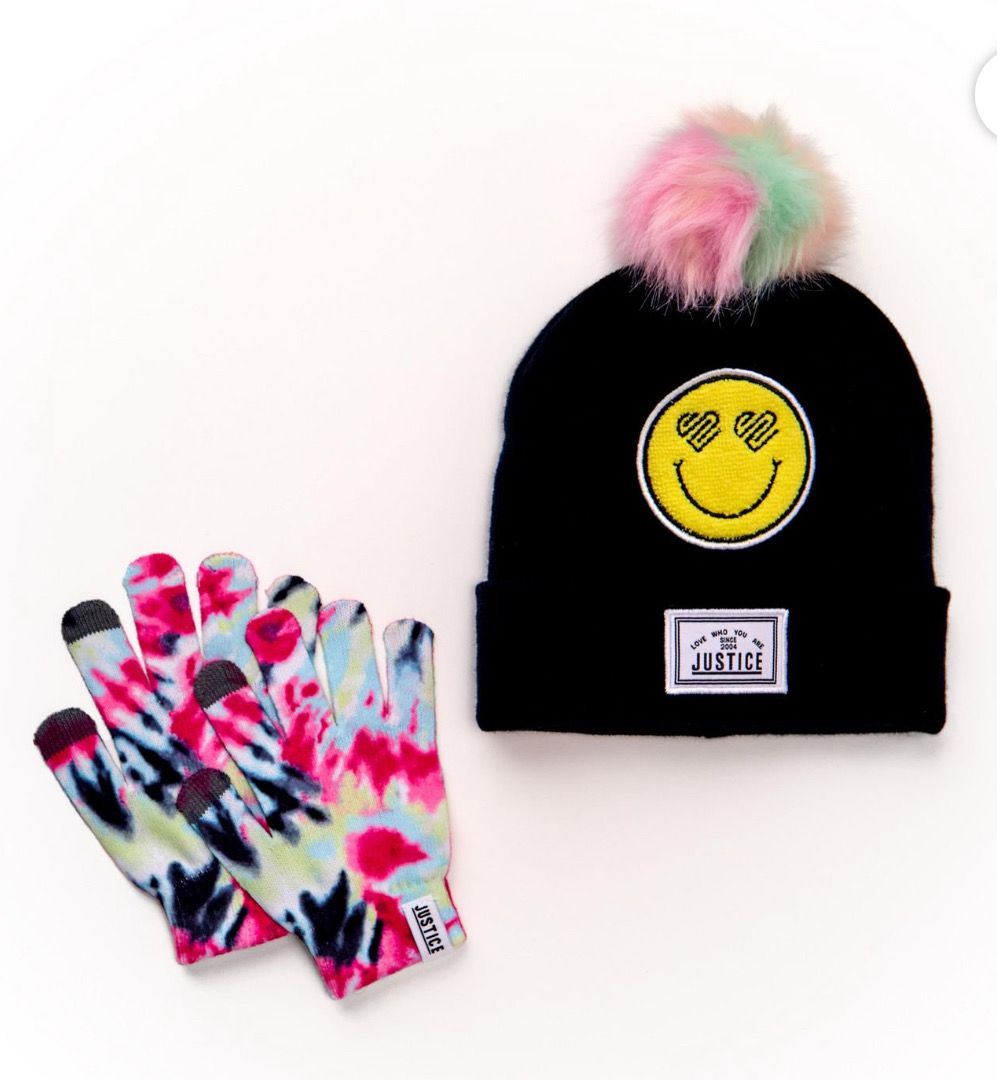 Patchwork Hat and glove set