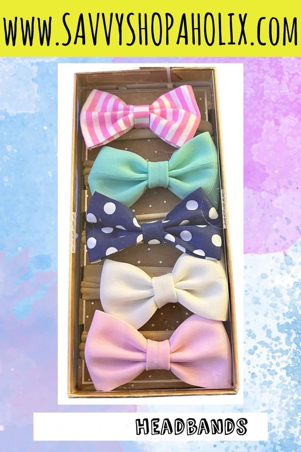 5pk Headbands By Capelli
