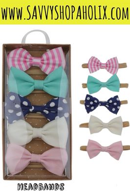 5pk Headbands By Capelli