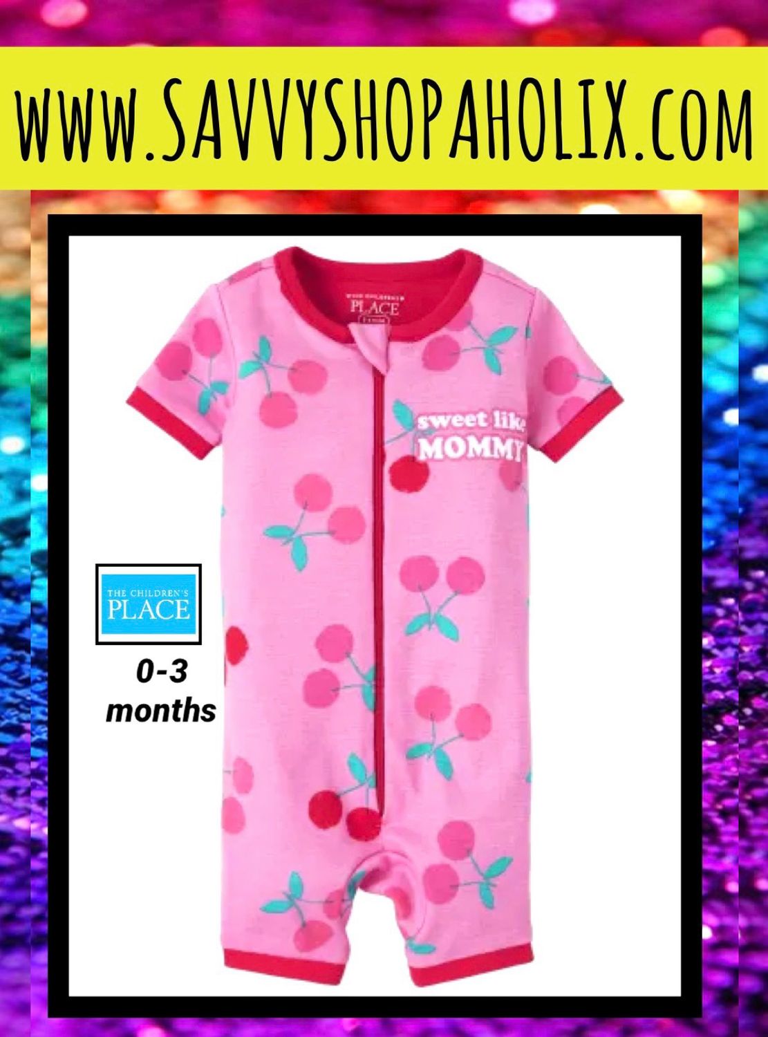 Baby Girl Romper By The Children’s Place- Cherries