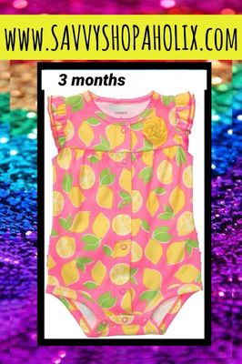 Romper By Carter’s- Lemon