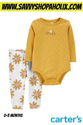 Carter’s 2pc Outfit Bodysuit And Tights