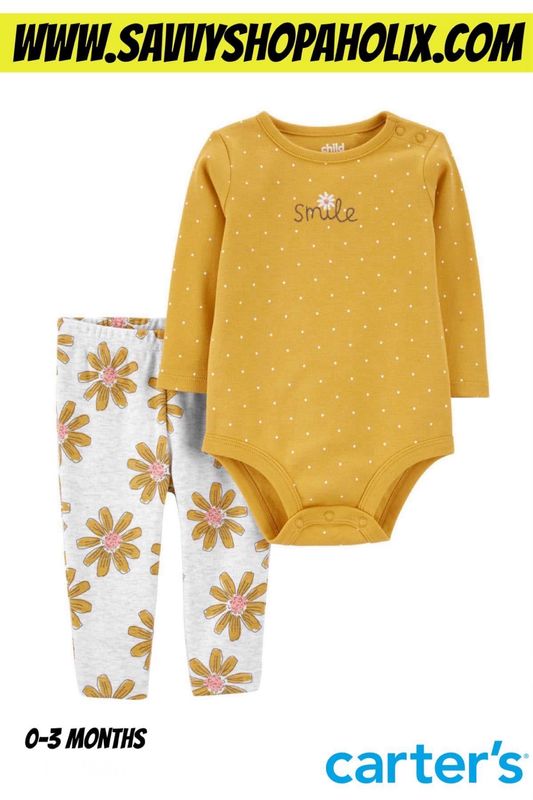 Carter’s 2pc Outfit Bodysuit And Tights