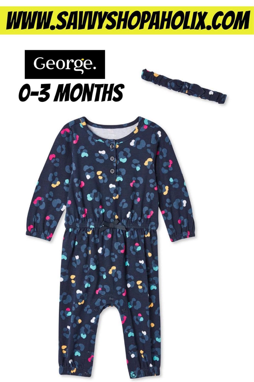 George Baby Girls&#39; Ruffle Top 2-Piece Set