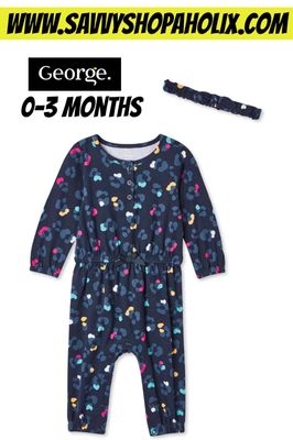George Baby Girls' Ruffle Top 2-Piece Set