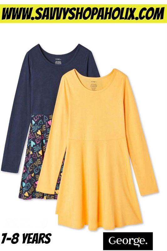 George 2pc Cotton Dresses