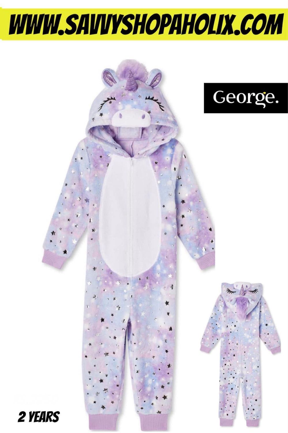 George Unicorn Fleece Sleeper
