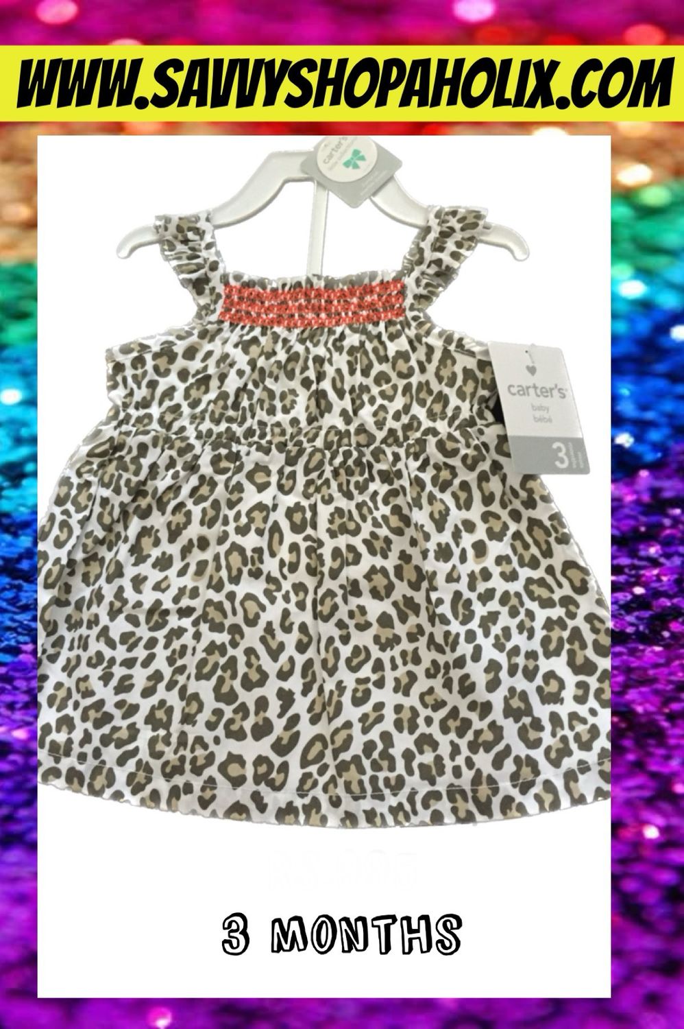 Baby Girl Cotton Dress By Carter’s