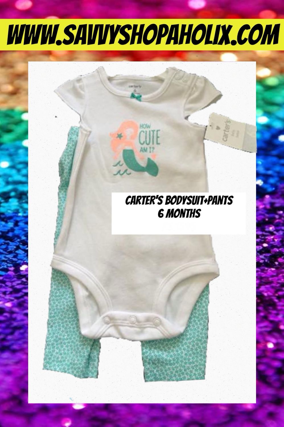Baby Girl 2pc Outfit By Carter’s-mermaid
