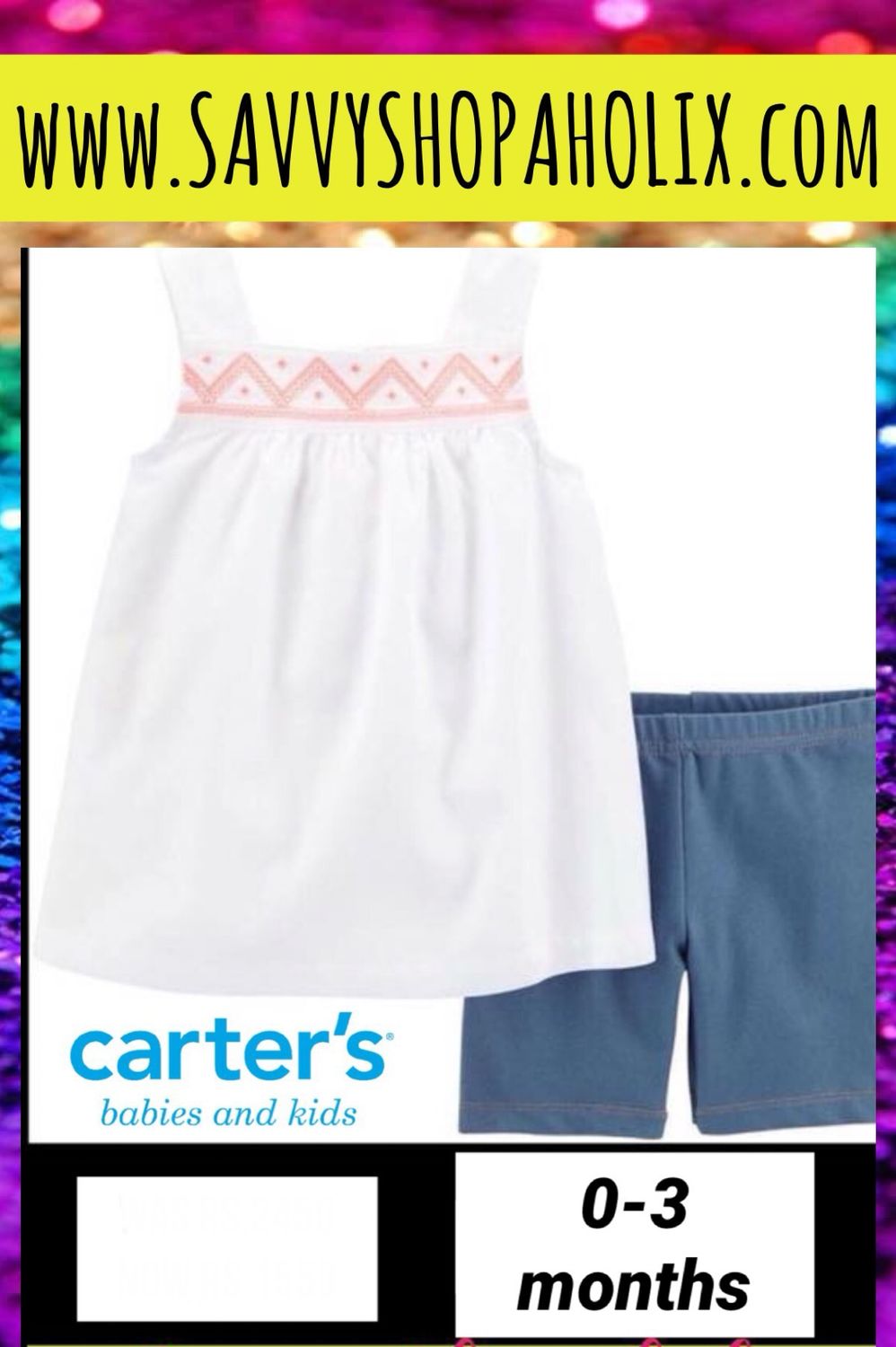 2pc Girls Outfit By Carter’s