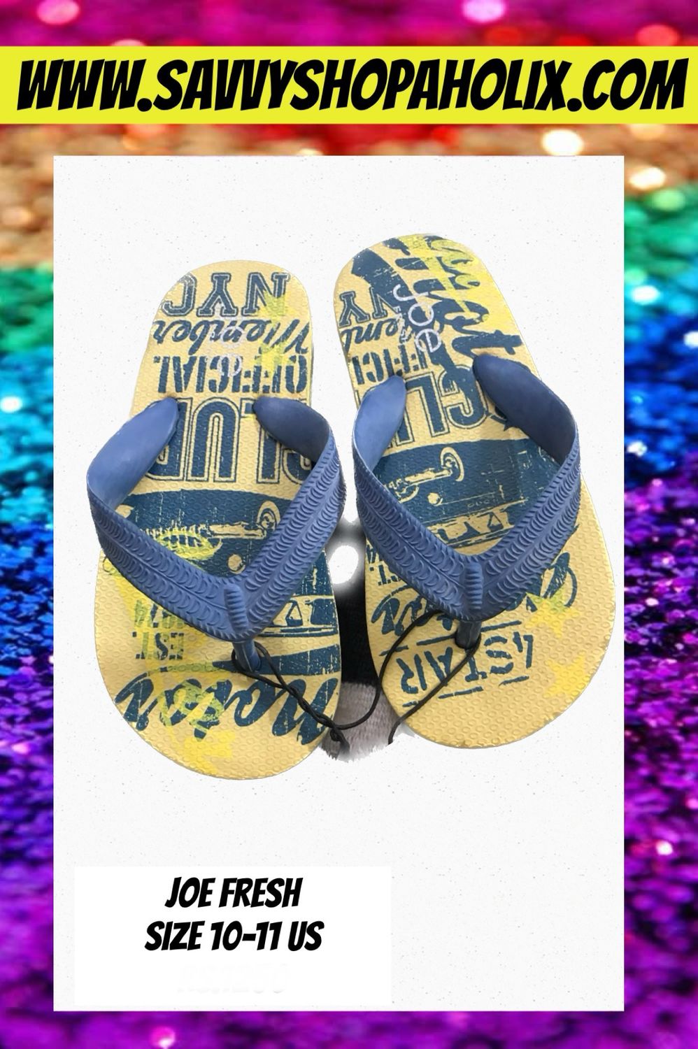 Boy’s Flip Flops By Joe Fresh
