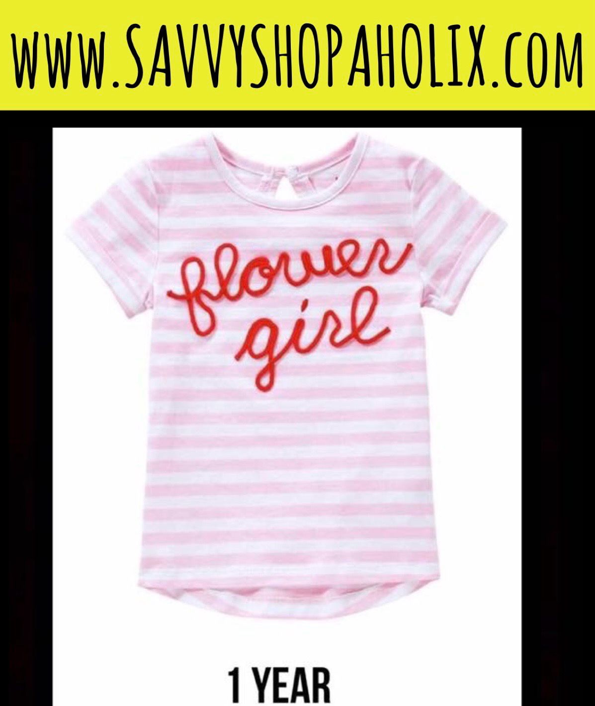 Baby Girl T-shirt By Joe Fresh- Flower Girl