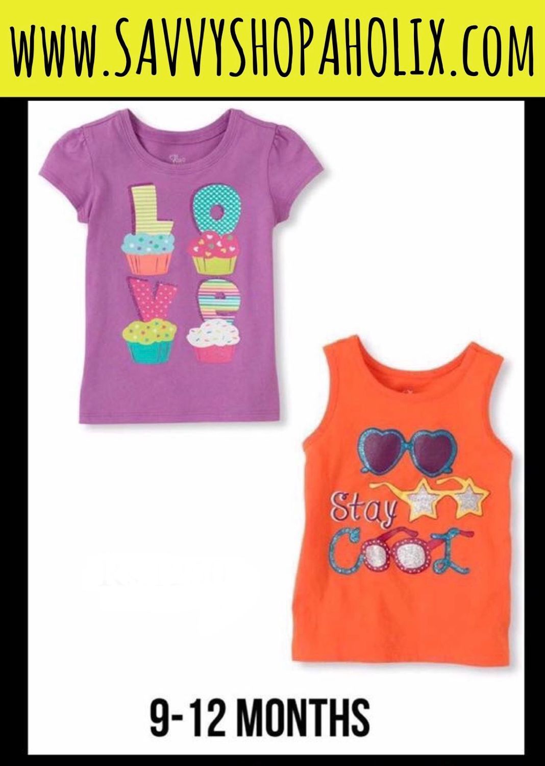 Baby Girl 2pk T-shirts By The Children’s Place