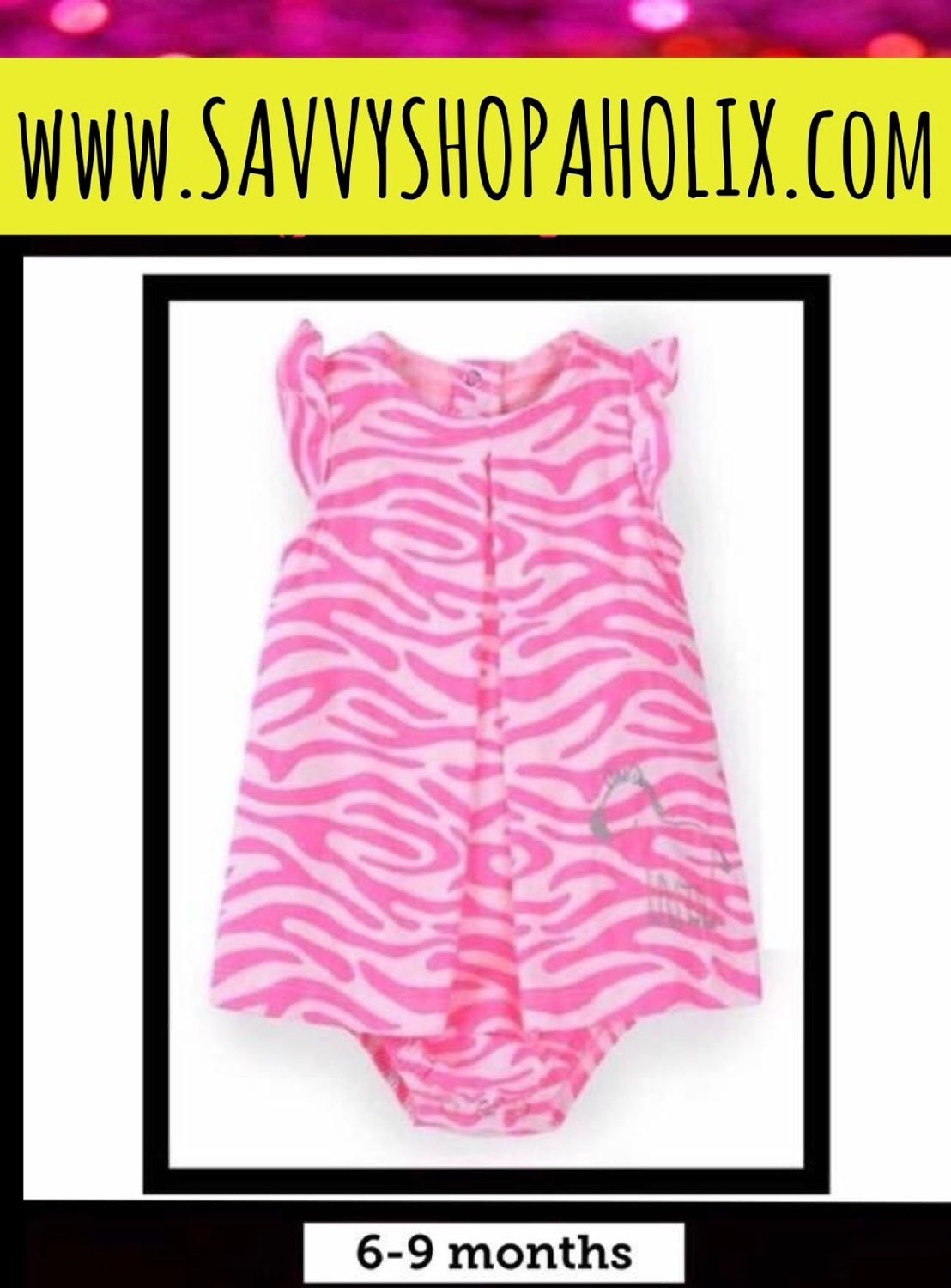 Carter’s Cotton Dress With Attached Diaper Cover