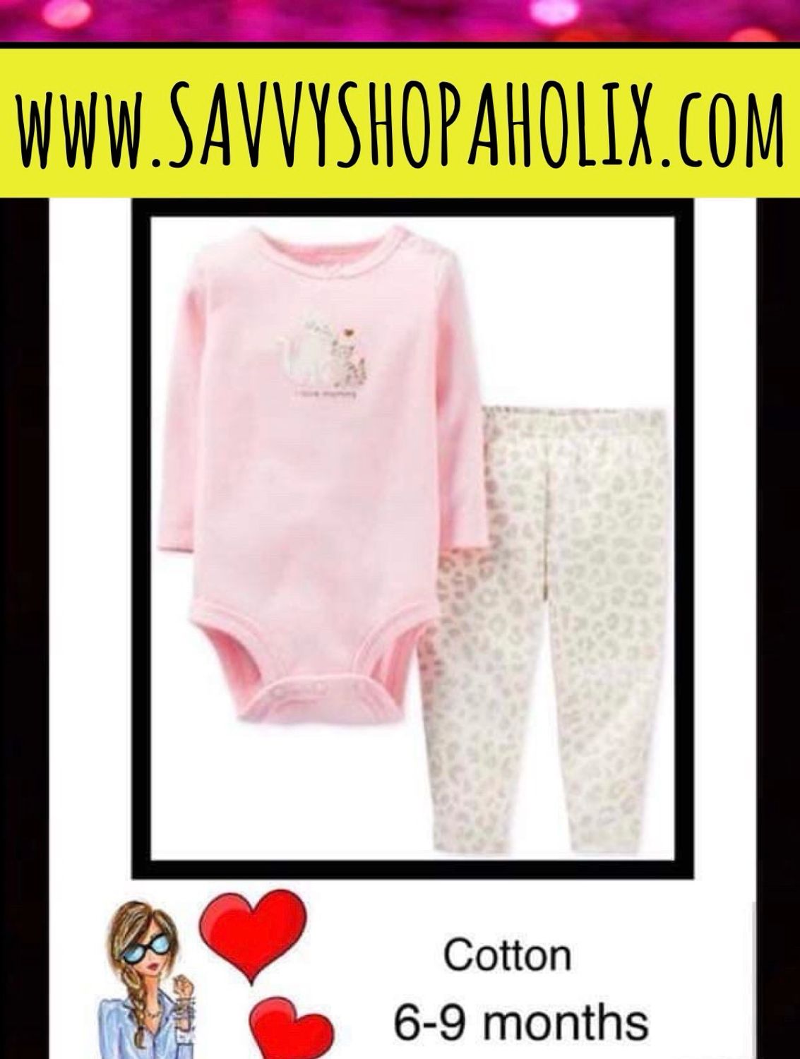 2pc Girls Outfit By Carter’s