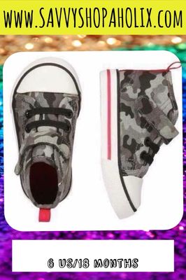 Baby Boy High Top Sneakers/ Shoes By Joe Fresh Baby Boy High Top Sneakers/ Shoes By Joe Fresh