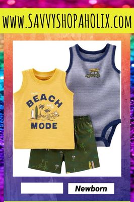 3pc Baby Boy Set By Carter’s-Beach Mode