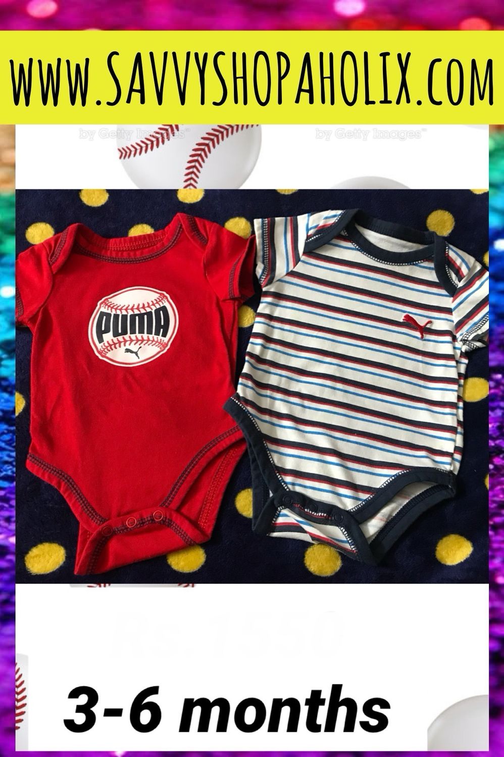 Puma 2pk Bodysuits
