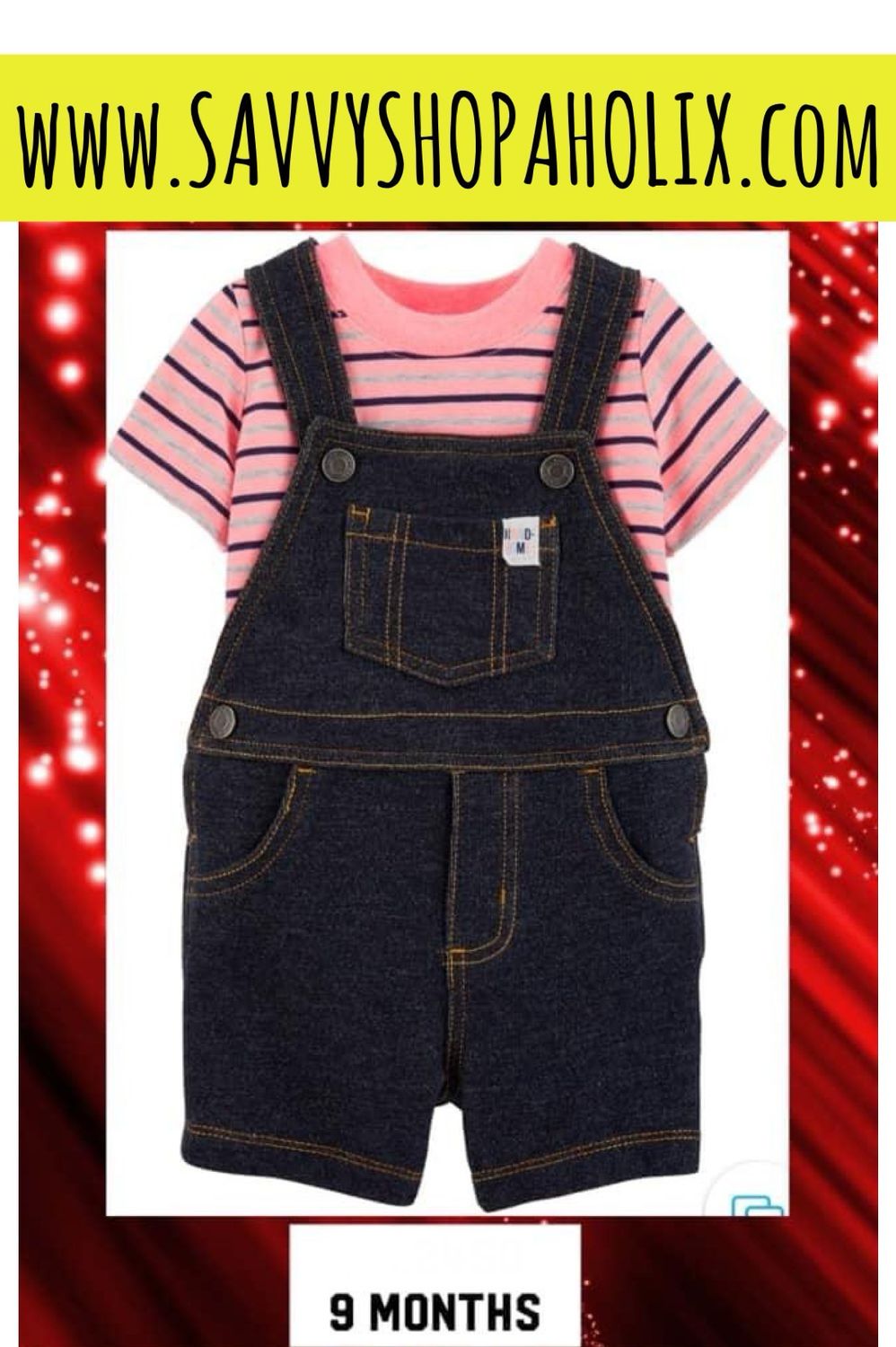 2pc boy's overalls outfit
