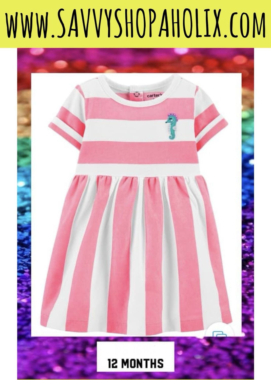 Girl's Cotton dress by Carter's