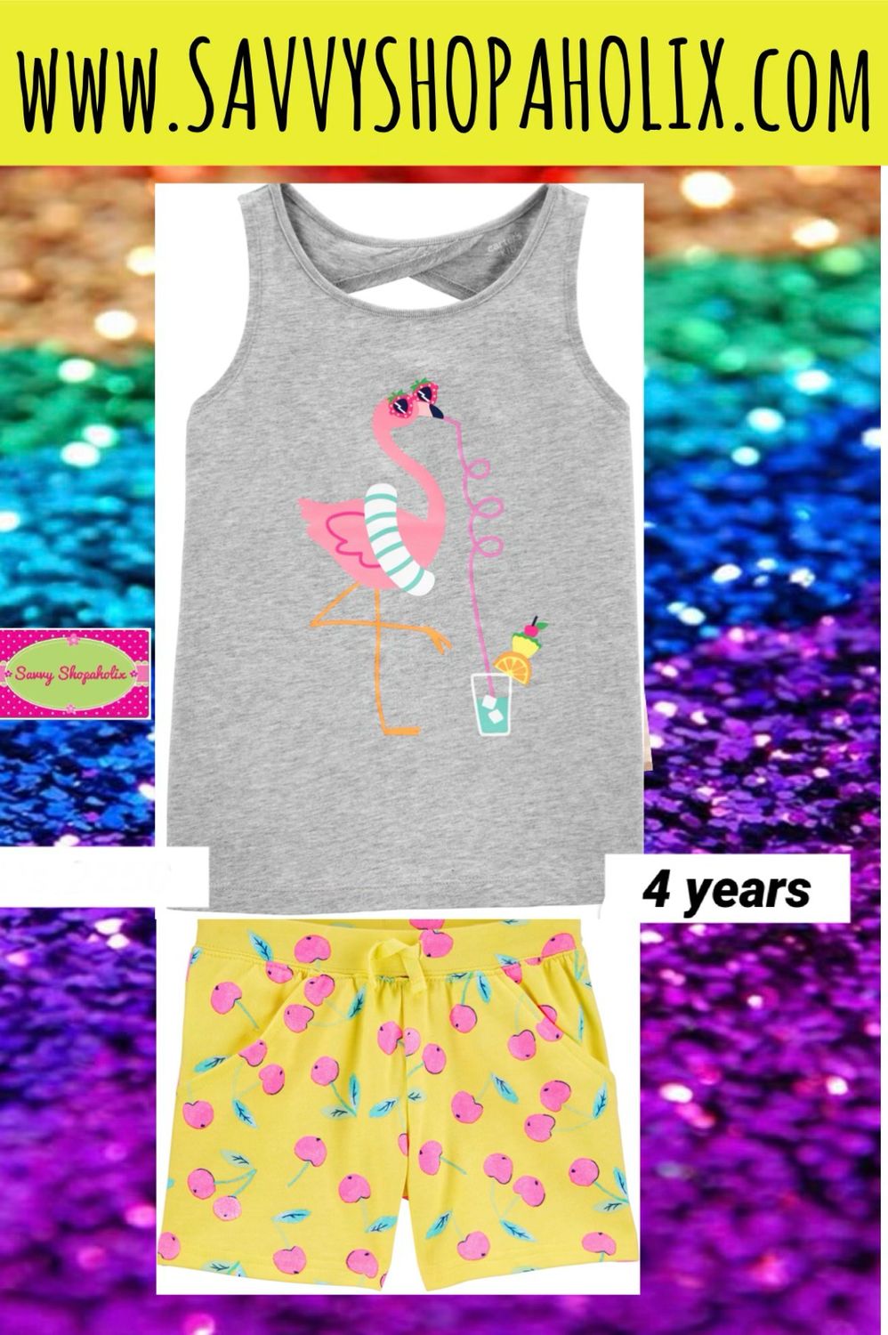 Girl's Tank And Shorts Outfit by Carter's