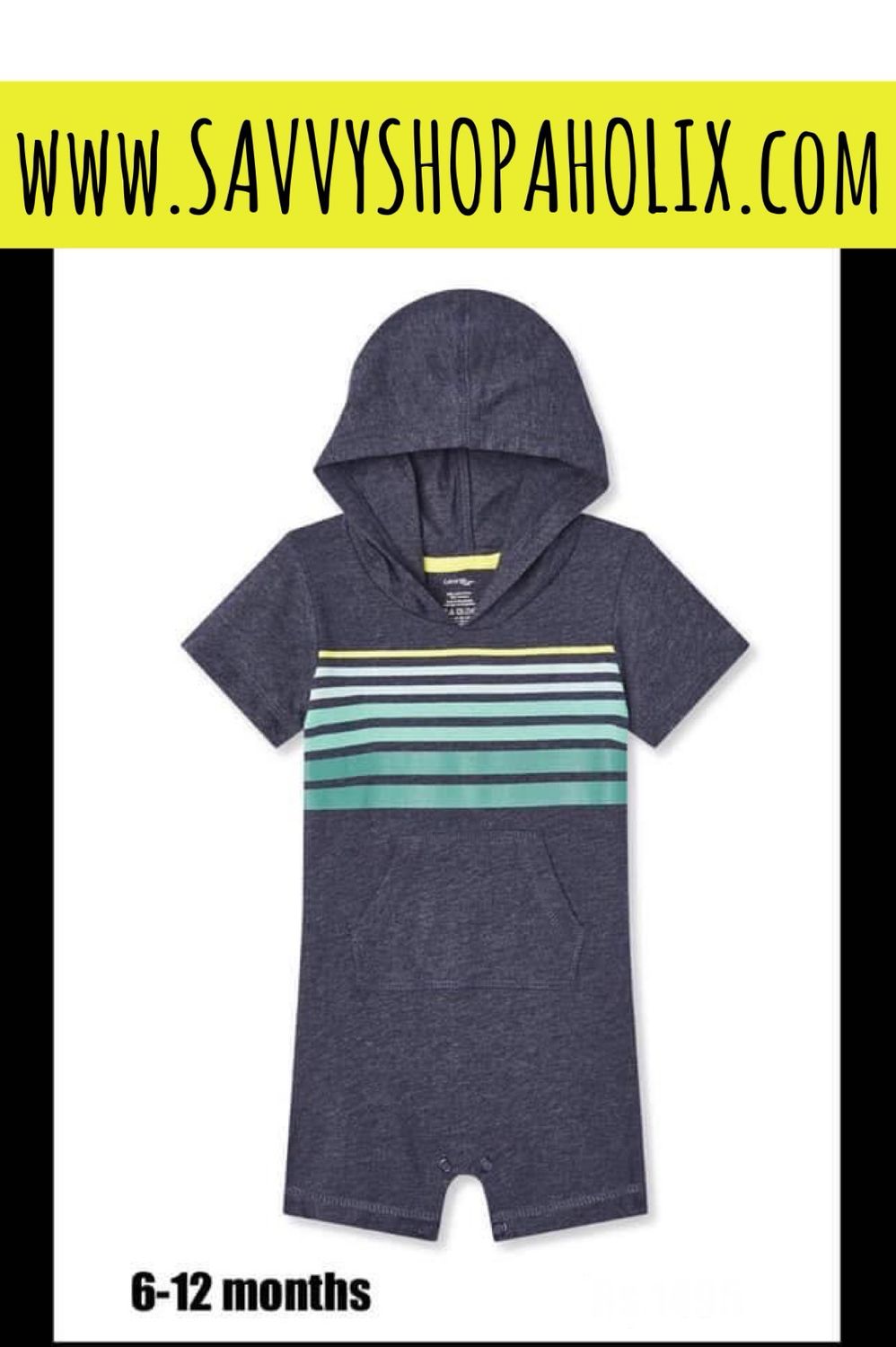 George Baby Boy Romper 6-12 Months