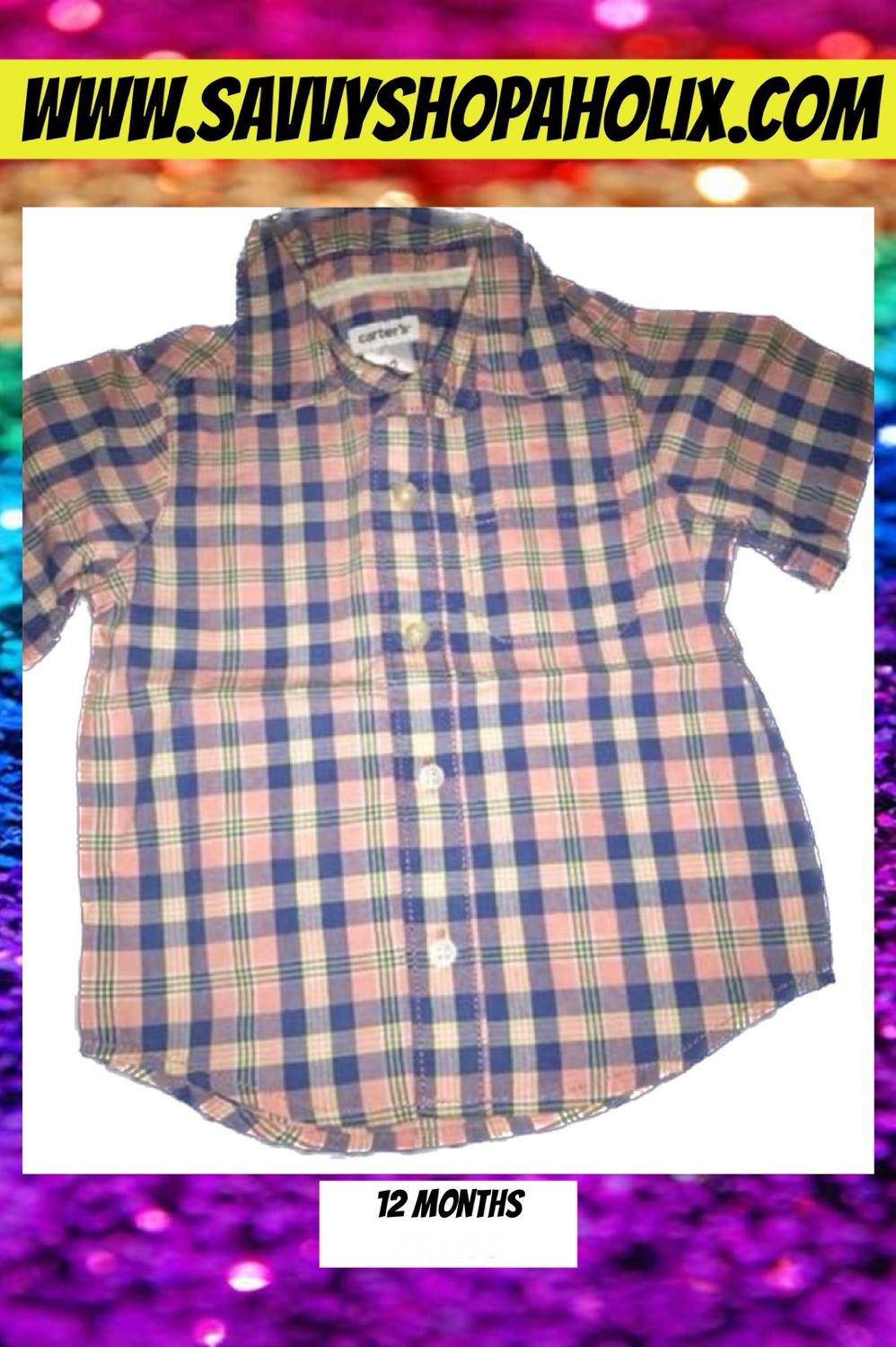 Oxford Check Button Down Shirt
