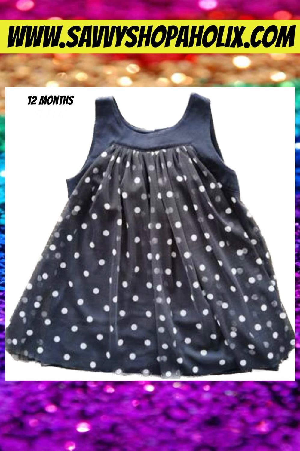 Baby Girl Polka Dot Net Dress By Joe Fresh