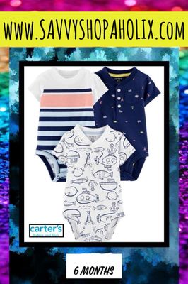 3pk Bodysuits by Carter's