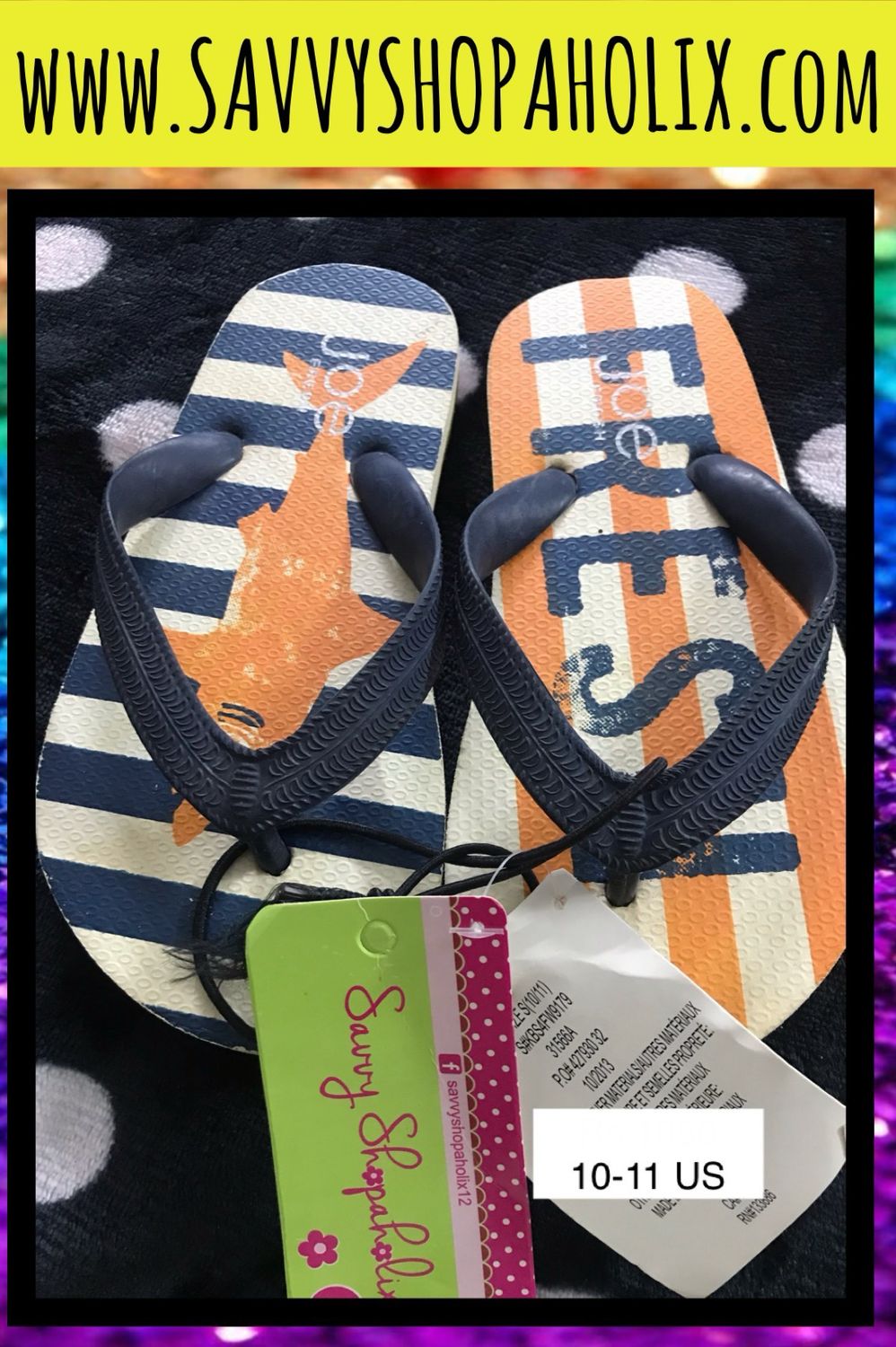 Boy’s Flip Flops By Joe Fresh