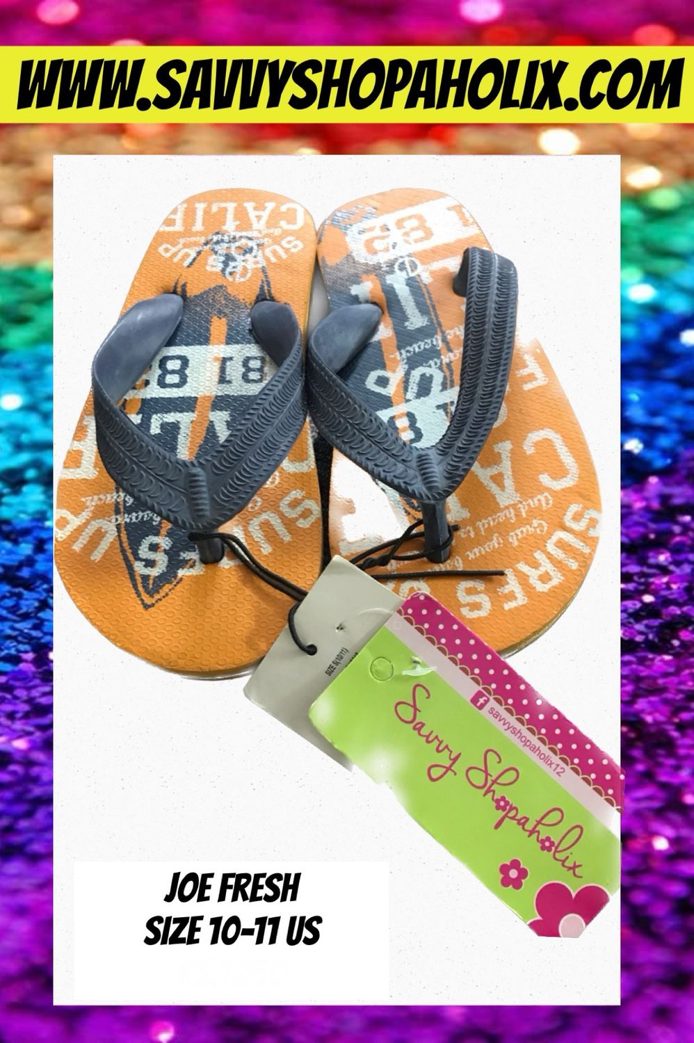 Boy’s Flip Flops By Joe Fresh