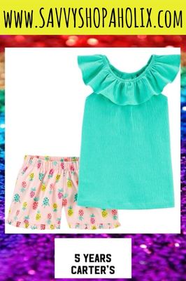 2pc shorts and tank set by Carter's