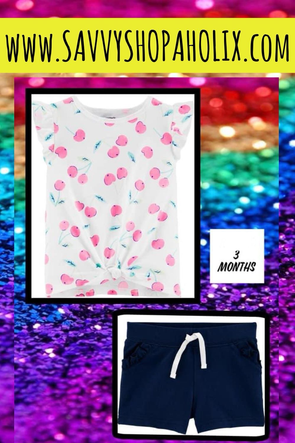 2pc Shorts And T-shirt Set By Carter’s 