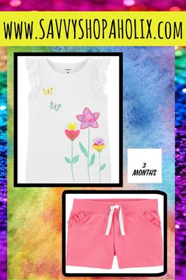 2pc Shorts Set By Carter’s 