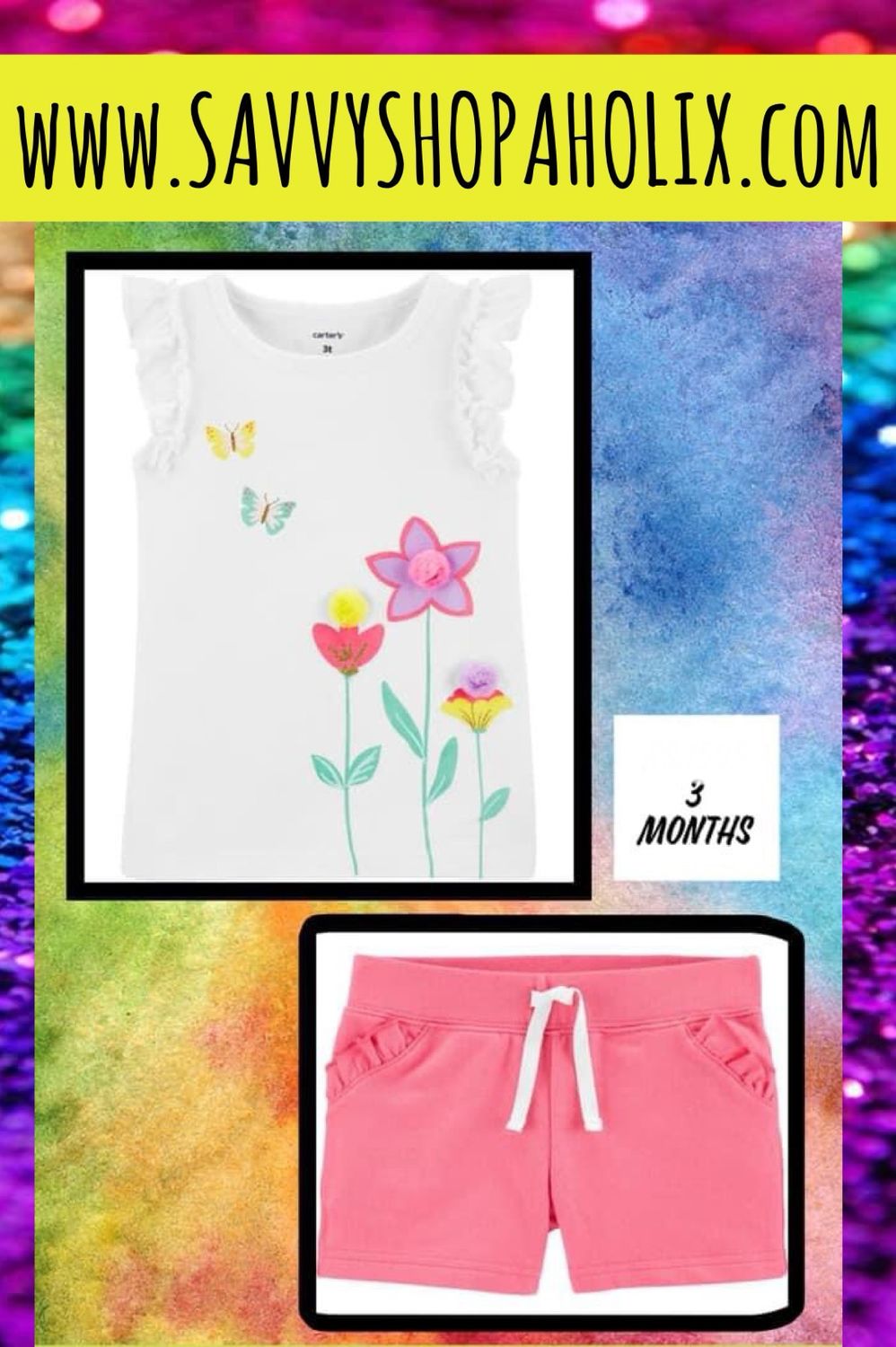 2pc Shorts Set By Carter’s 