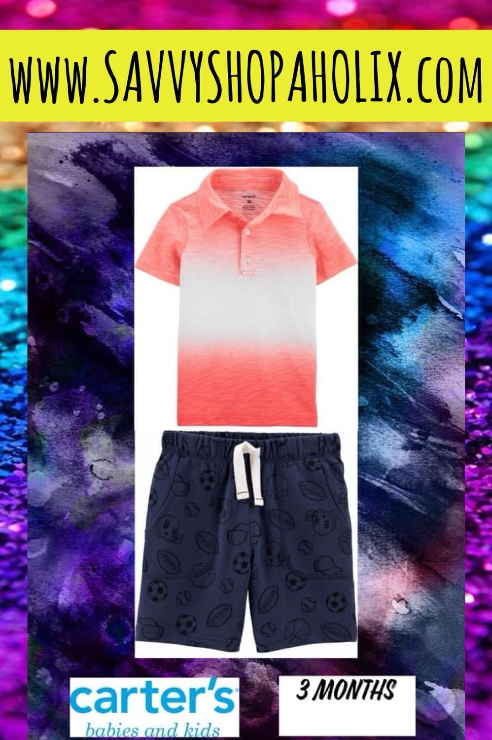 2pc Shorts Set By Carter’s 