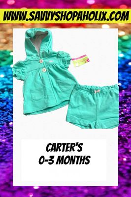 2pc Shorts Set By Carter’s 