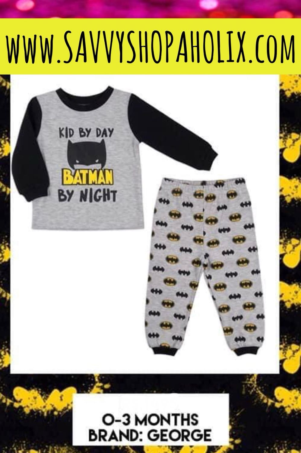 Baby Boy Batman Outfit